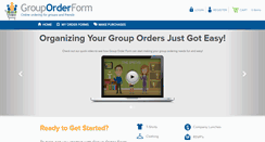 Desktop Screenshot of grouporderform.com